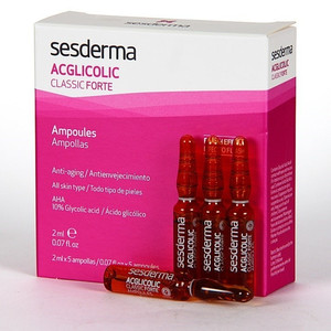 Средство в ампулах ACGLICOLIC Classic Forte Sesderma, 5 шт по 2 мл